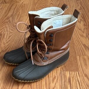 Esprit Brown and Black Winter Boots